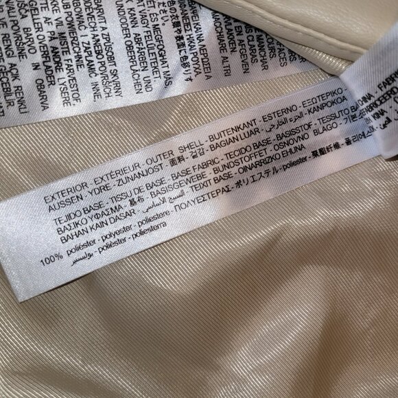 Zara Faux Leather Boxy Oversized Blazer - Picture 13 of 15